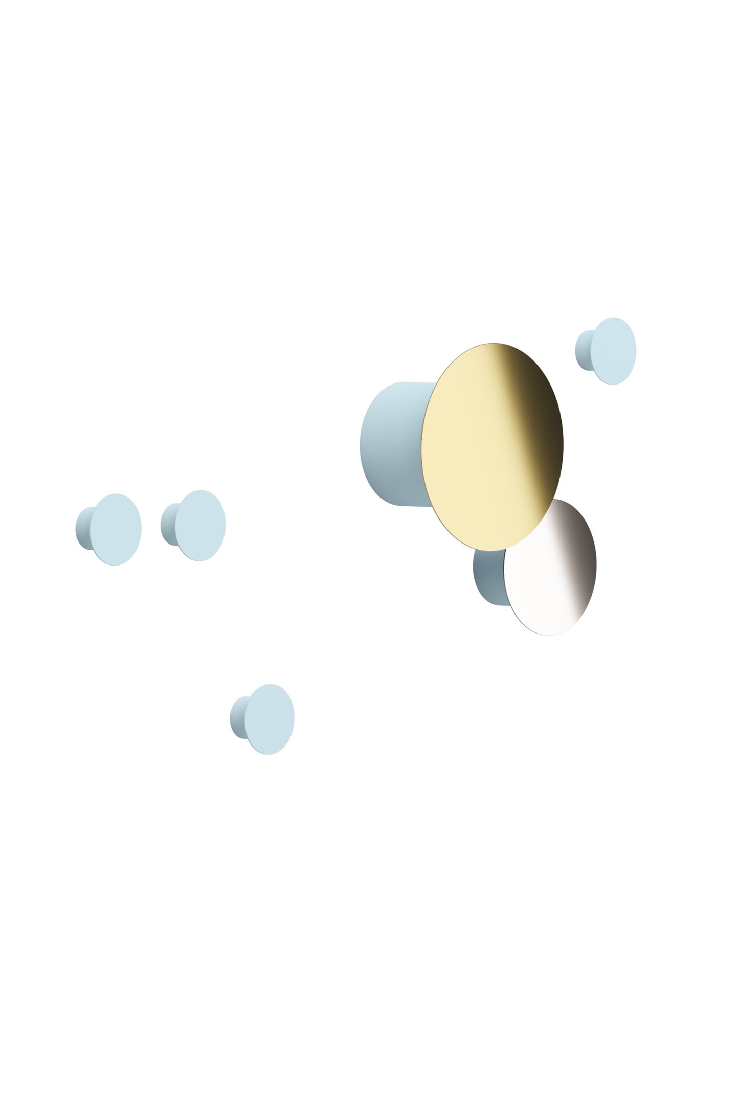 Chiodo 1, 2, 3 - hooks, mirrors, wall containers