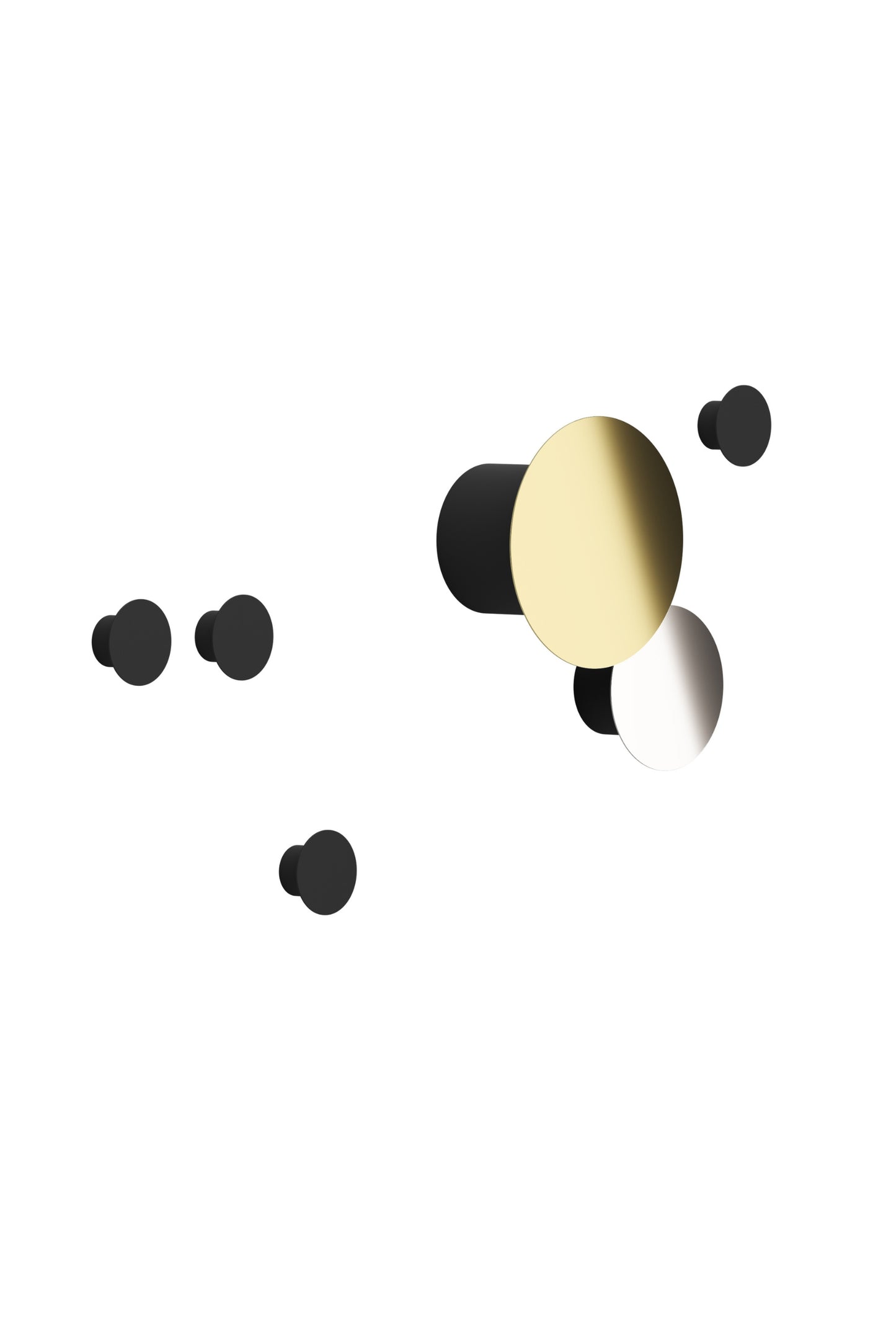 Chiodo 1, 2, 3 - hooks, mirrors, wall containers