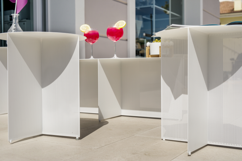 Sezioni - tavolino quadrato