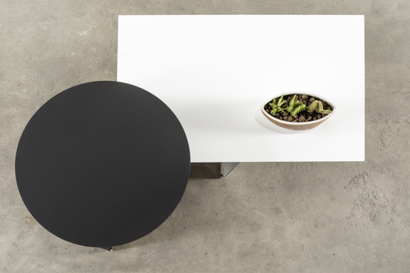 Sezioni - tavolino rettangolare